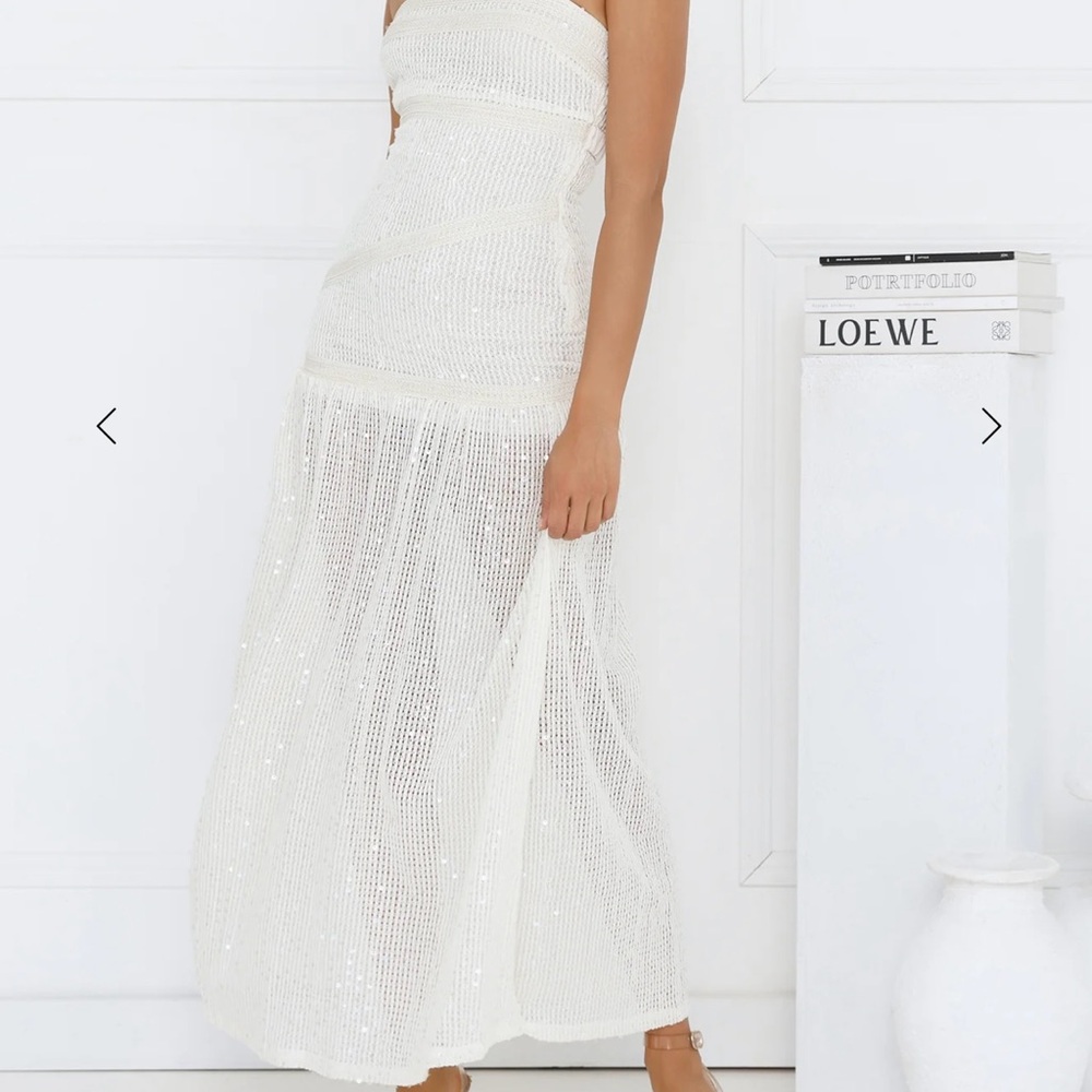 Hello Molly Strapless Sheath Dress - Picture 2 of 5